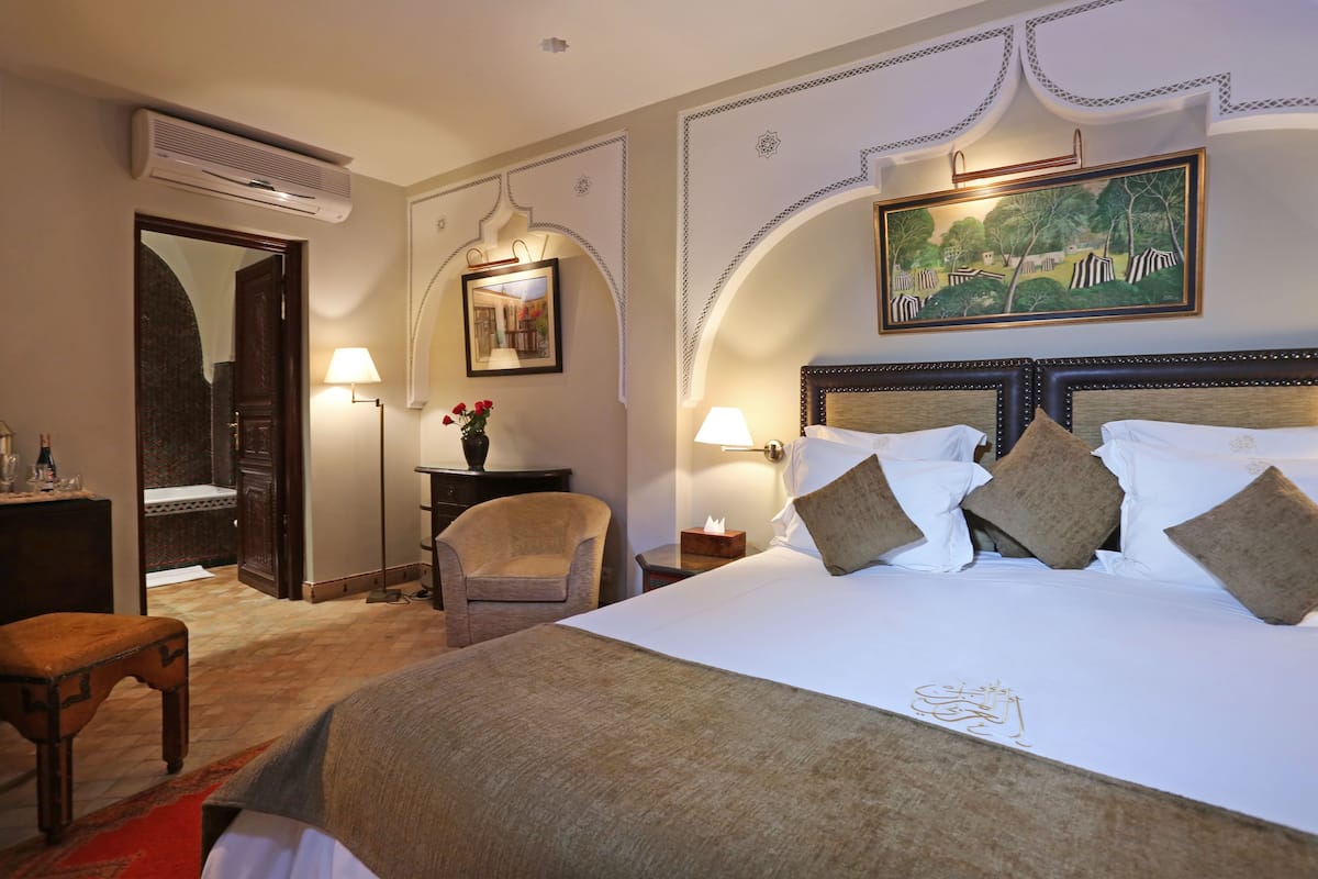 Pillow-top beds, minibar, in-room safe, desk