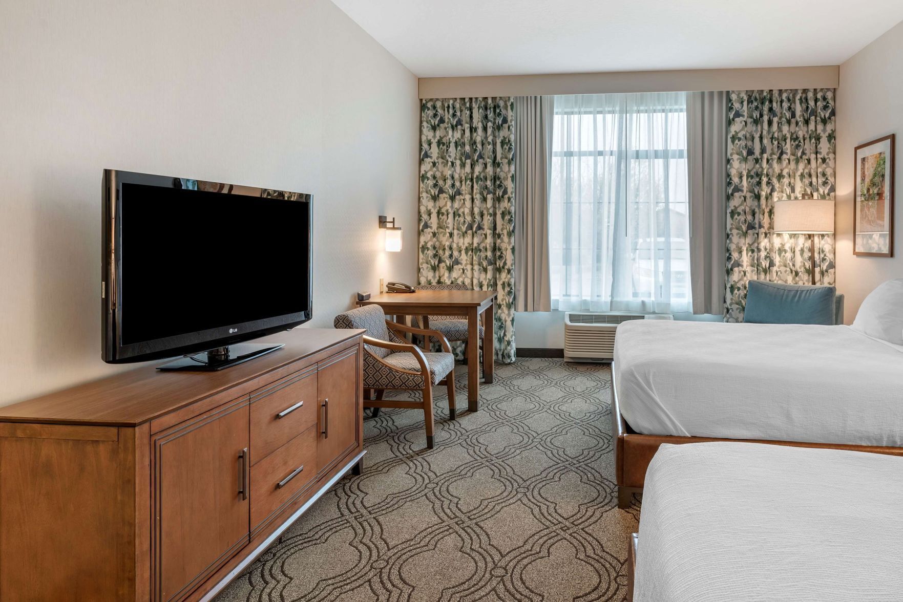Pillow-top beds, in-room safe, blackout curtains, iron/ironing board