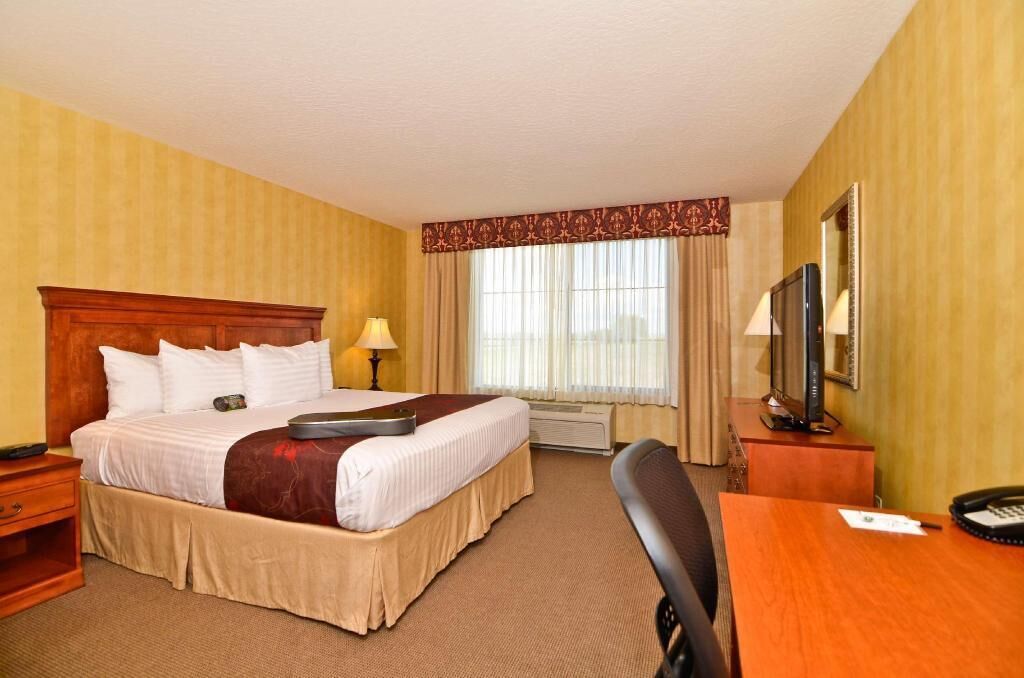 Pillow-top beds, in-room safe, blackout curtains, iron/ironing board
