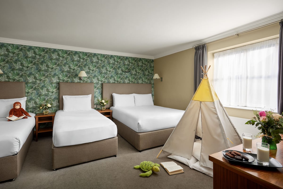 Family Room | In-room safe, desk, iron/ironing board, free cribs/infant beds