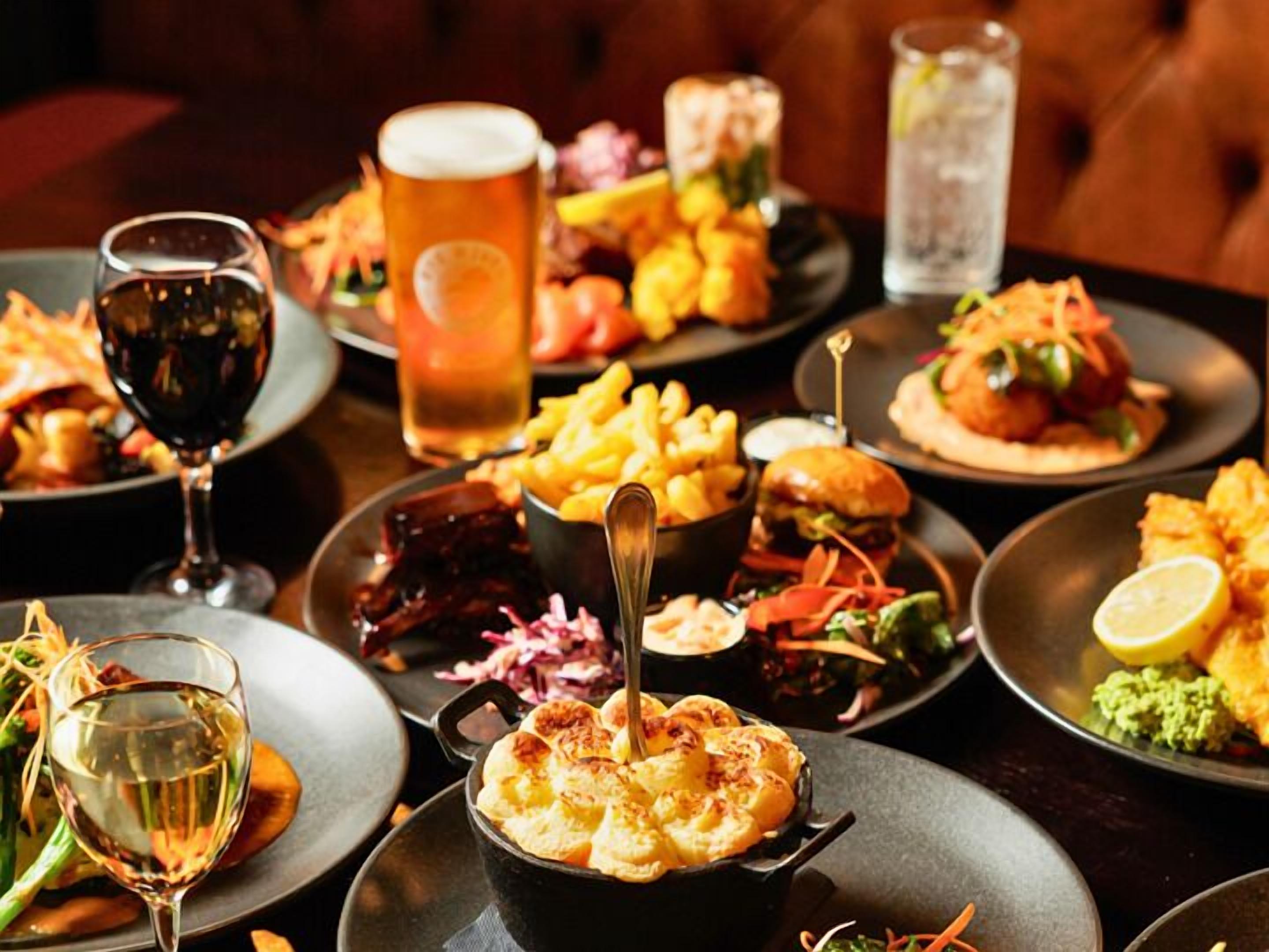 breakfast, lunch, dinner served; modern european cuisine