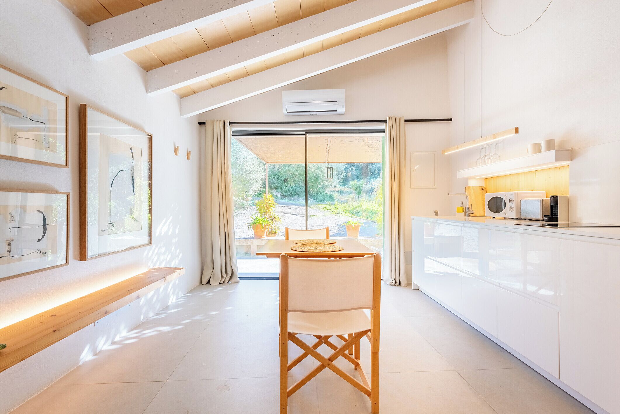 Studio Superior - 1 sovrum - terrass - utsikt mot trädgården | Eget kök | Kaffe- och tebryggare och vattenkokare