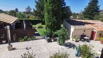 Vue depuis lâhĂ©bergement