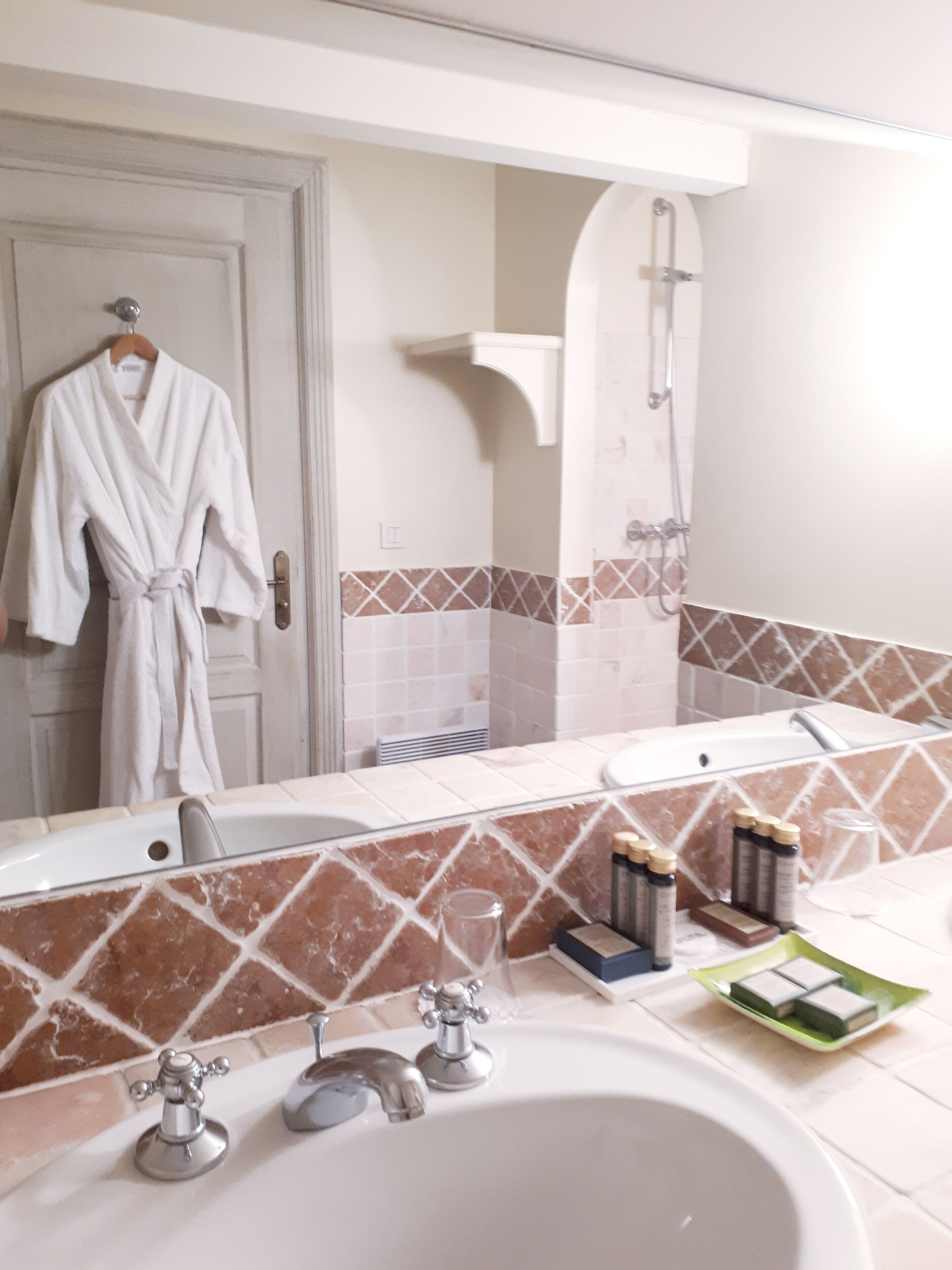 superior suite | bathroom | free toiletries, hair dryer, dressing gowns, towels