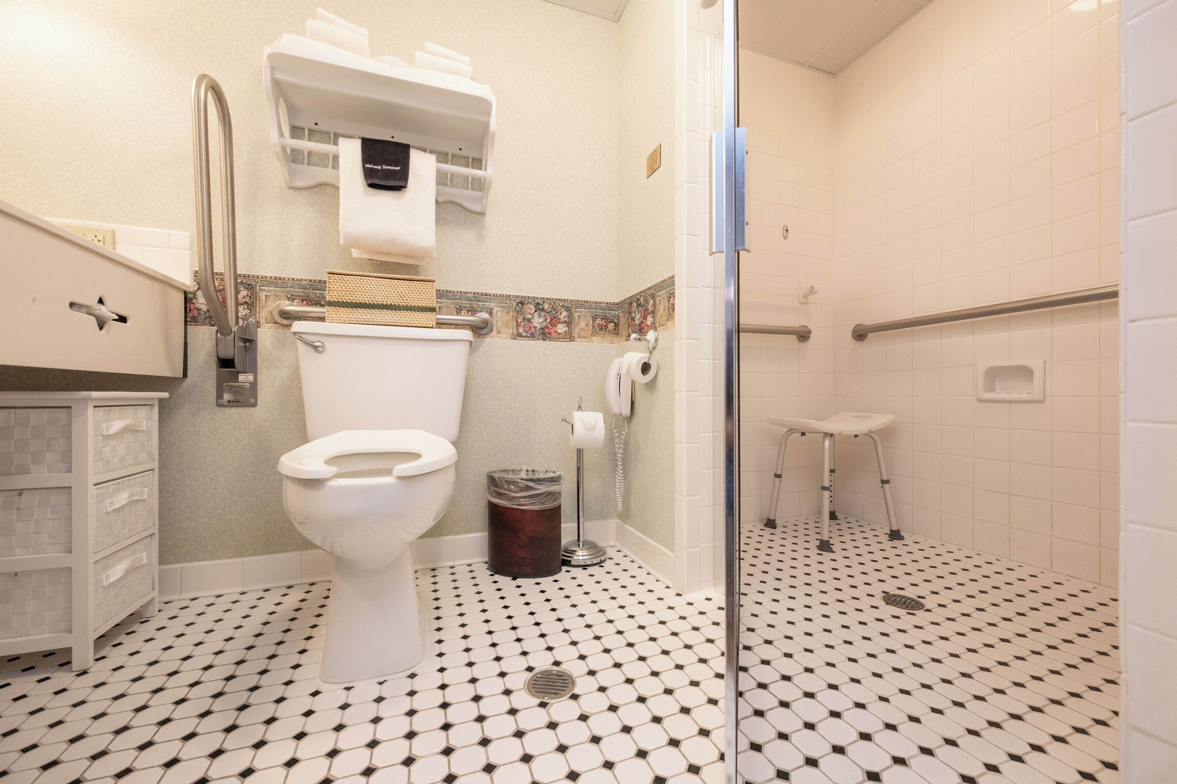 concierge standard room, 2 double beds, accessible (adults only) | bathroom | free toiletries, hair dryer, bathrobes, towels