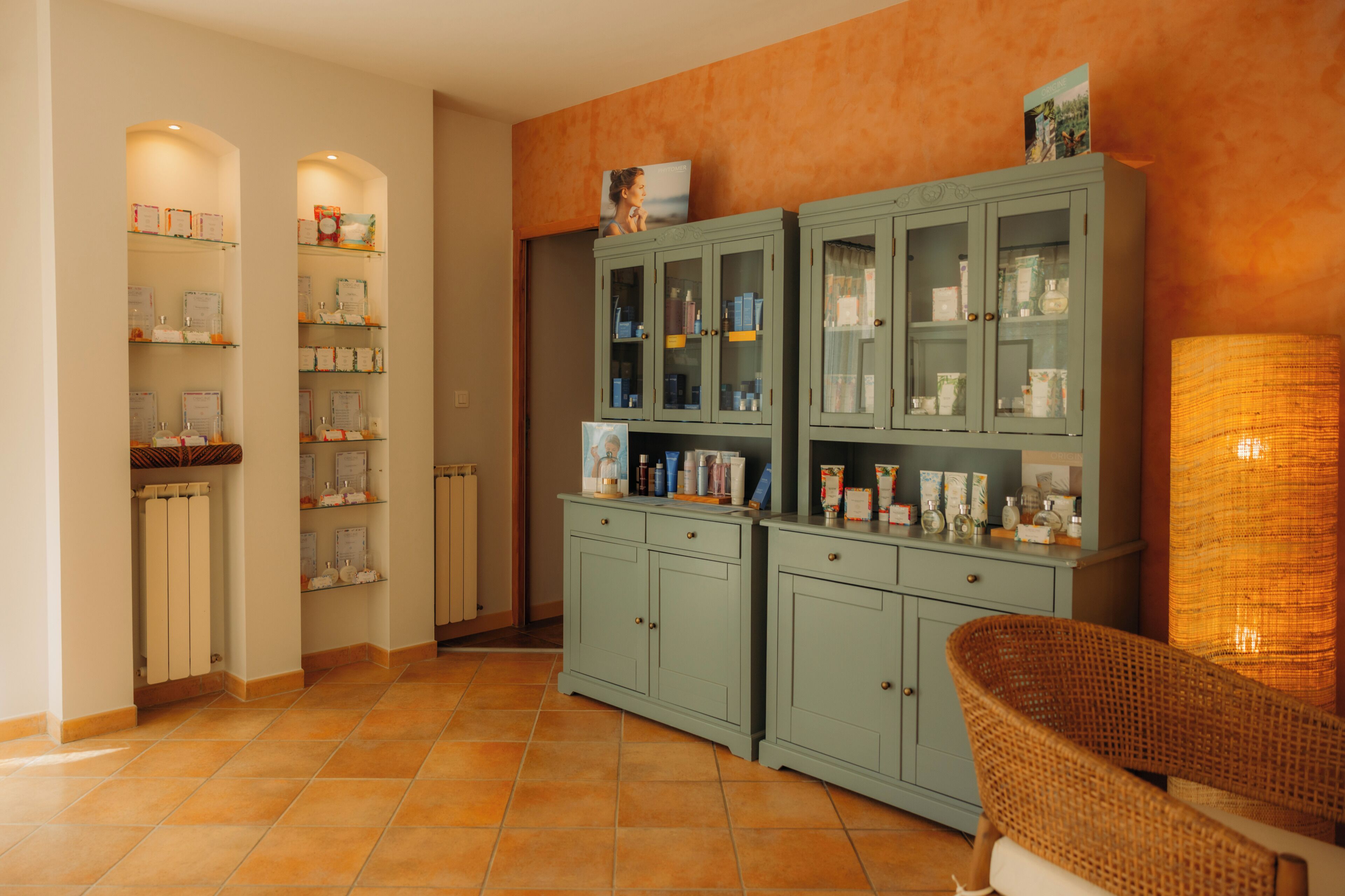 Espace de soins pour les couples, soins corporels, soins d'aromathérapie