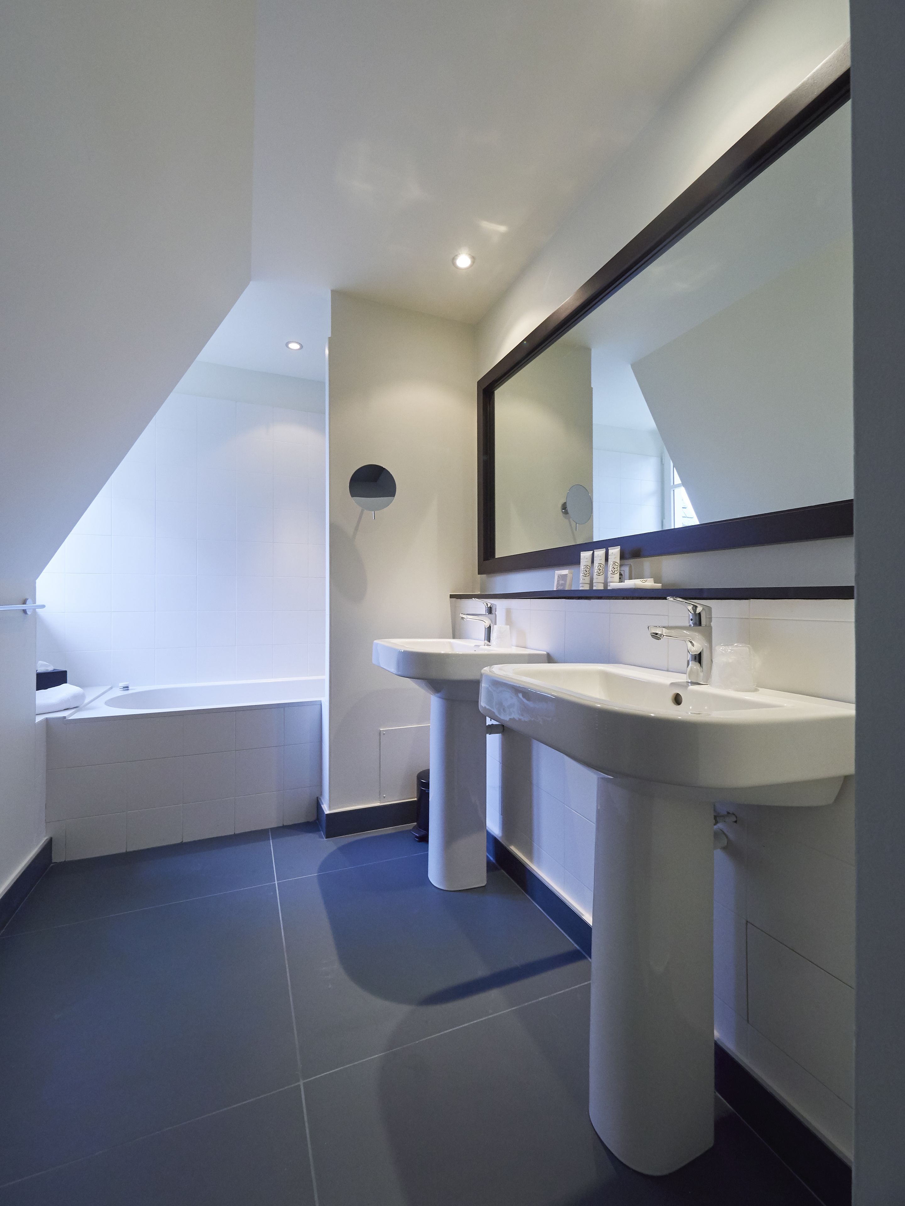 free toiletries, hair dryer, bathrobes, slippers