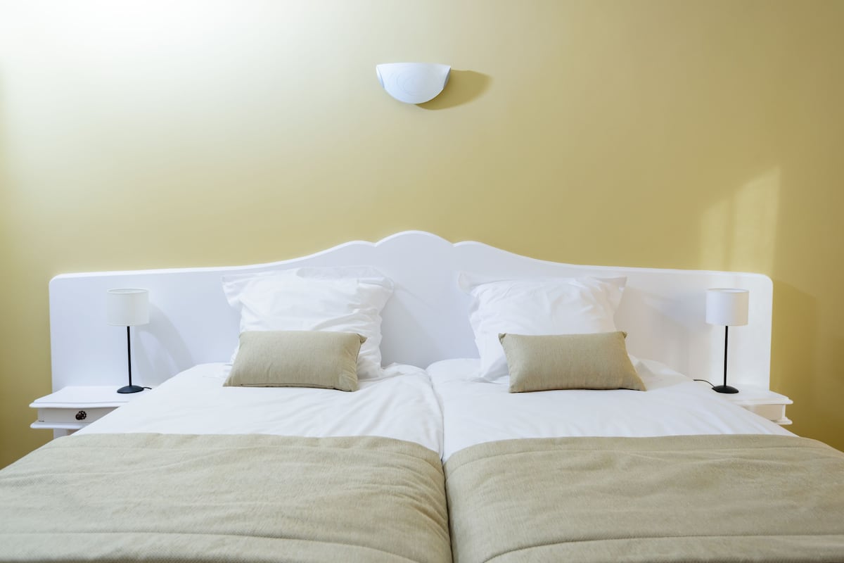 double or twin room, park view | in-room safe, individually decorated, individually furnished