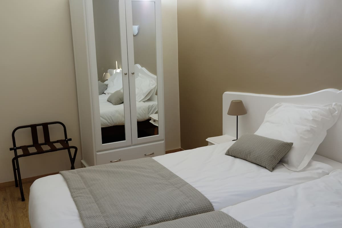 double or twin room, terrace, park view | in-room safe, individually decorated, individually furnished