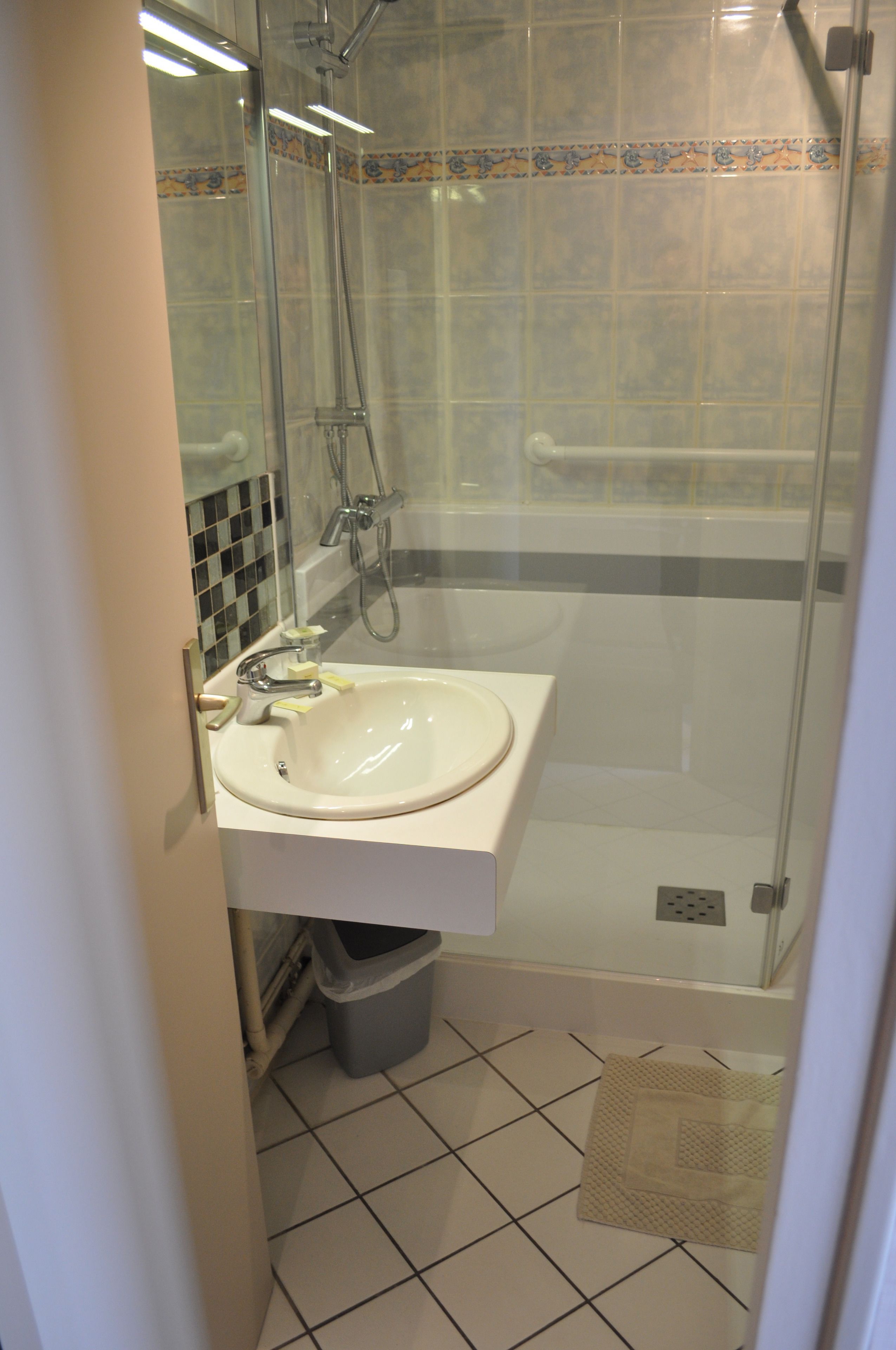 free toiletries, hair dryer, towels