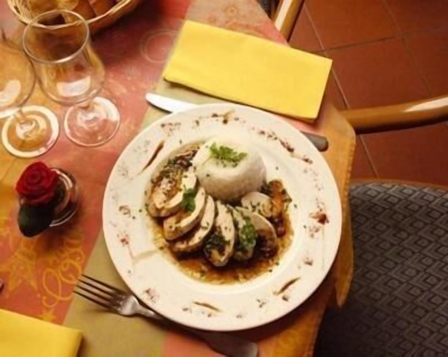 breakfast and dinner served, regional cuisine