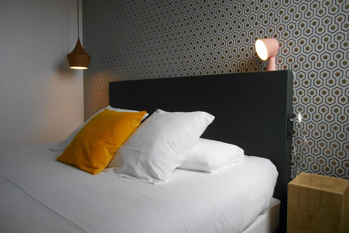 superior double room, garden view and sea view | premium bedding, memory-foam beds, desk, laptop workspace