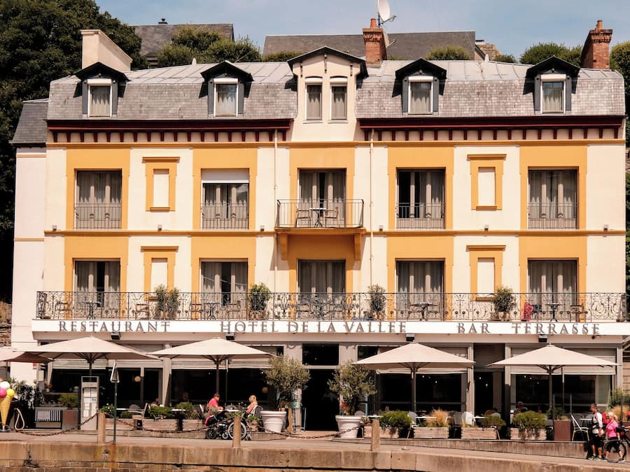 Façade de l’hébergement