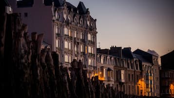 Vue sur la ville depuis l’hébergement