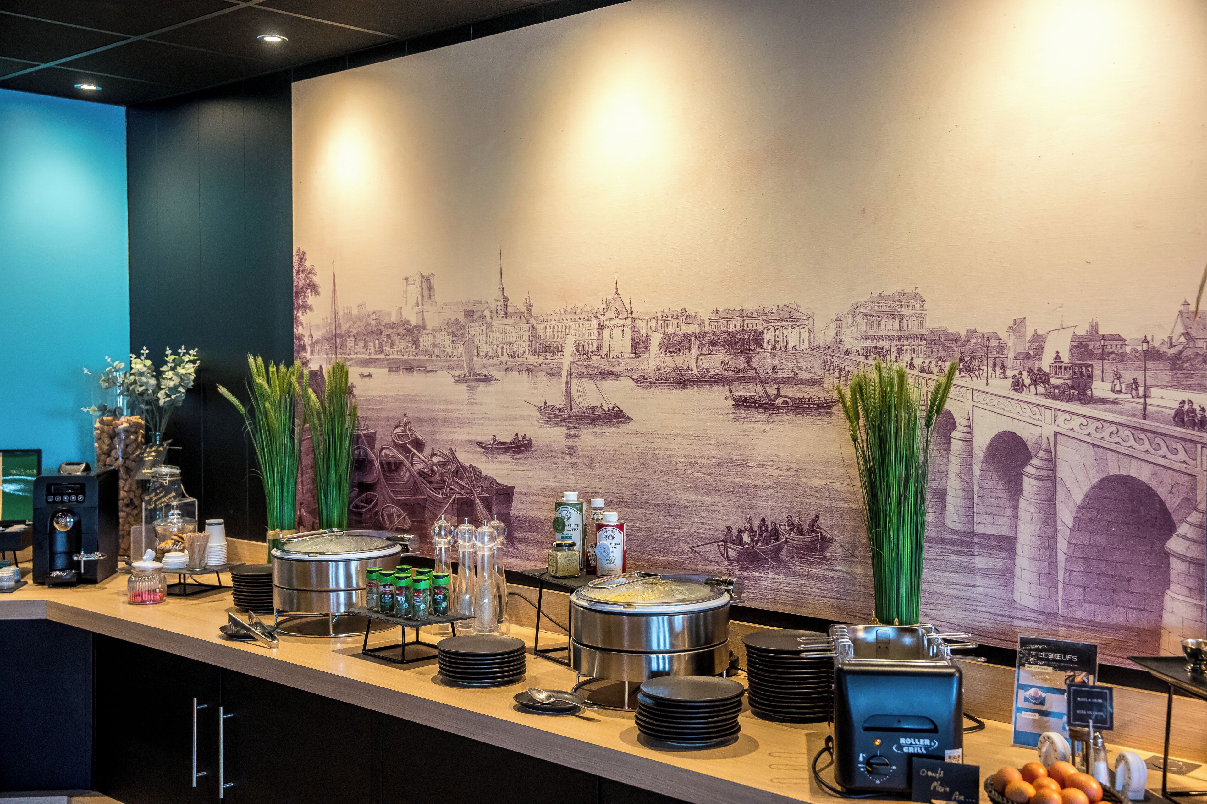 Frokostbuffé hver dag (EUR 19.00 per person)