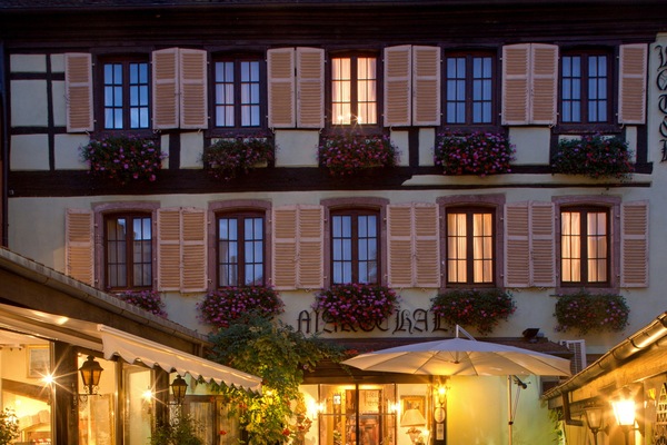 Front of property - evening/night