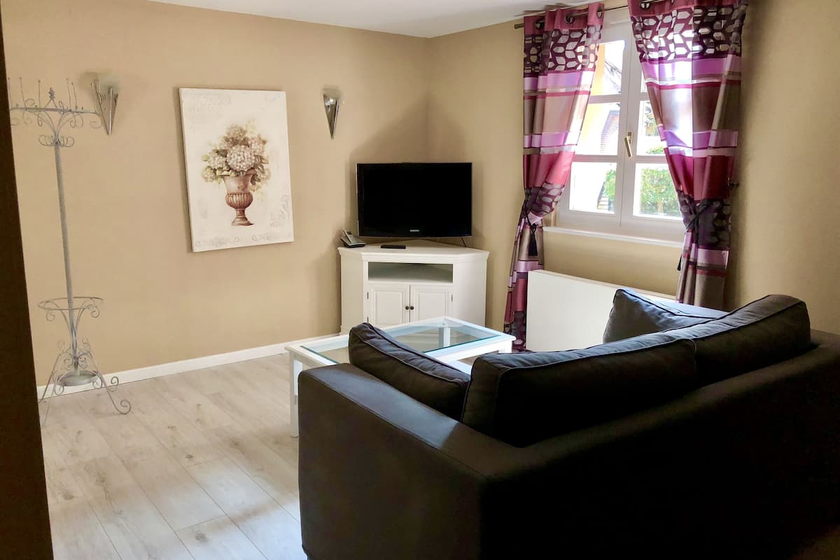 family duplex, annex building | living room | lcd tv