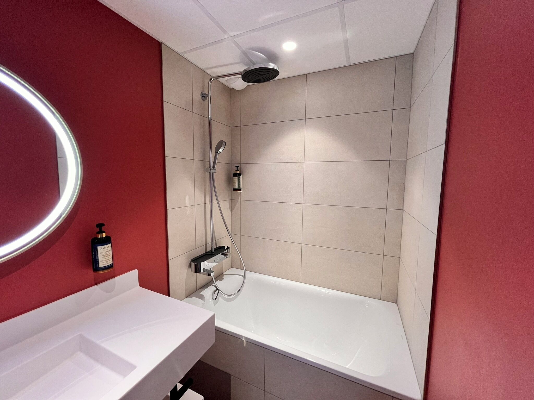 free toiletries, hair dryer, towels, soap