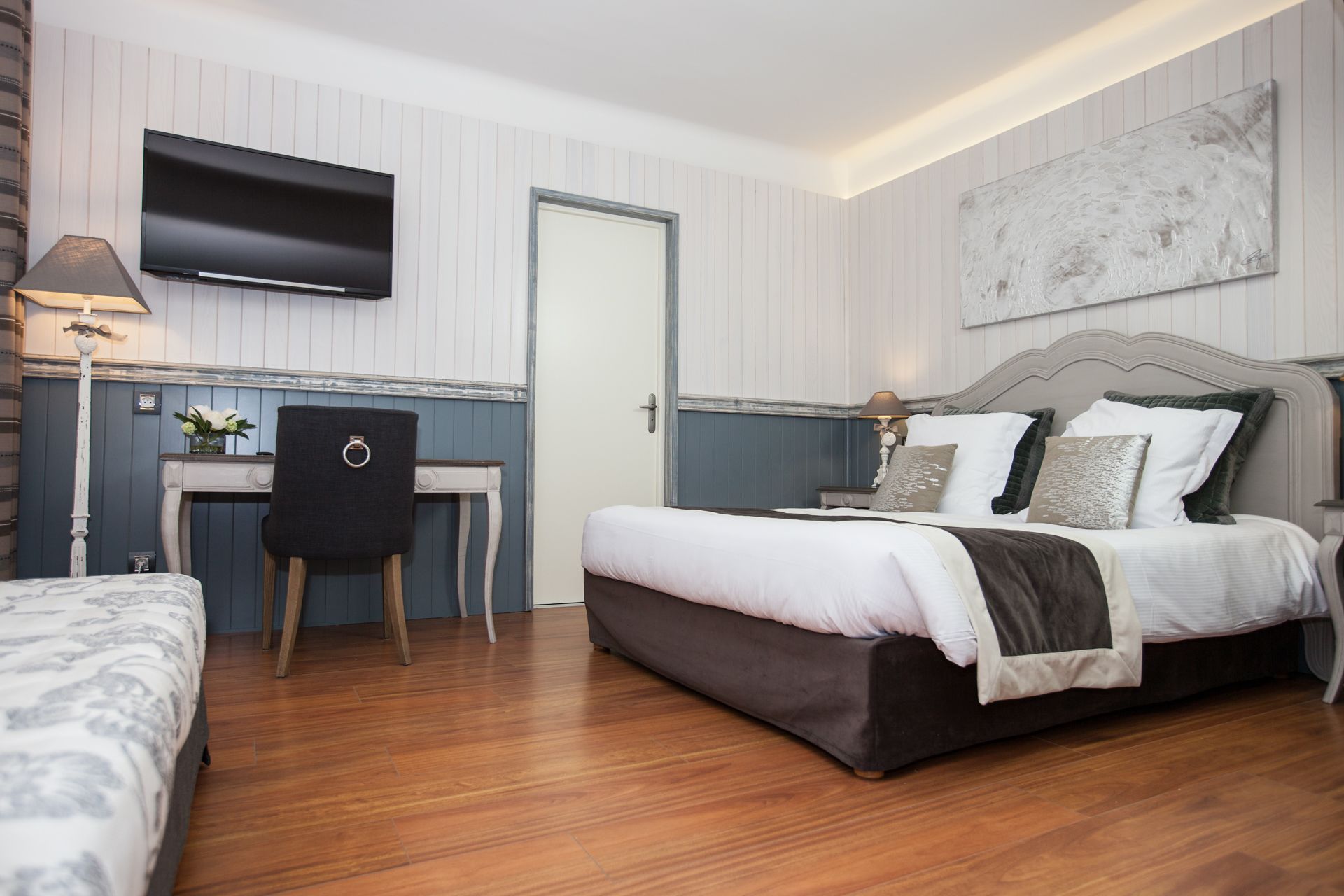 quadruple prestige room | premium bedding, minibar, in-room safe, desk