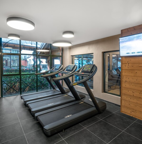 Fitness facility - Le Grand Hôtel & Spa et son Chalet (Gerardmer)