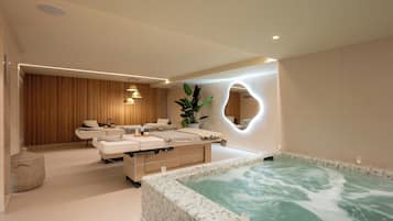 Couples treatment rooms, body treatments, body wraps, body scrubs