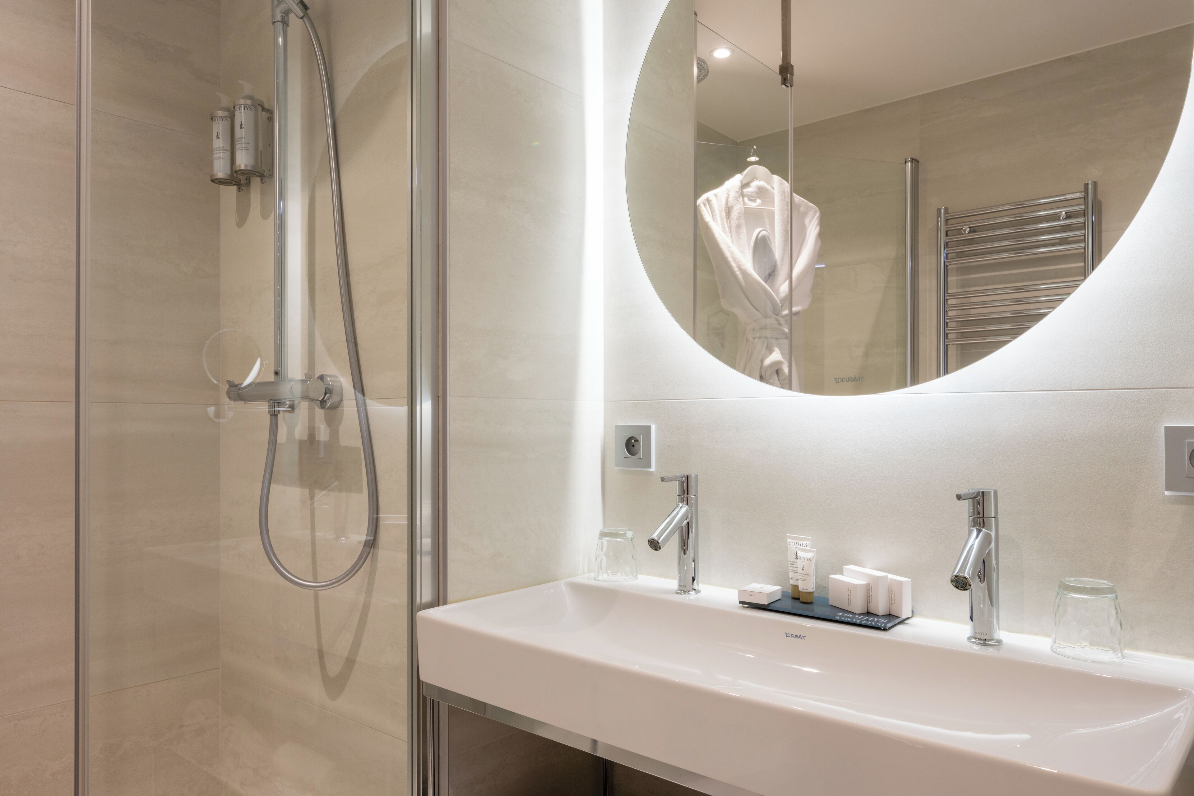 exclusive room | bathroom | designer toiletries, hair dryer, bathrobes, slippers