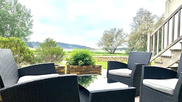 Appartement, uitzicht op lagune | Terras