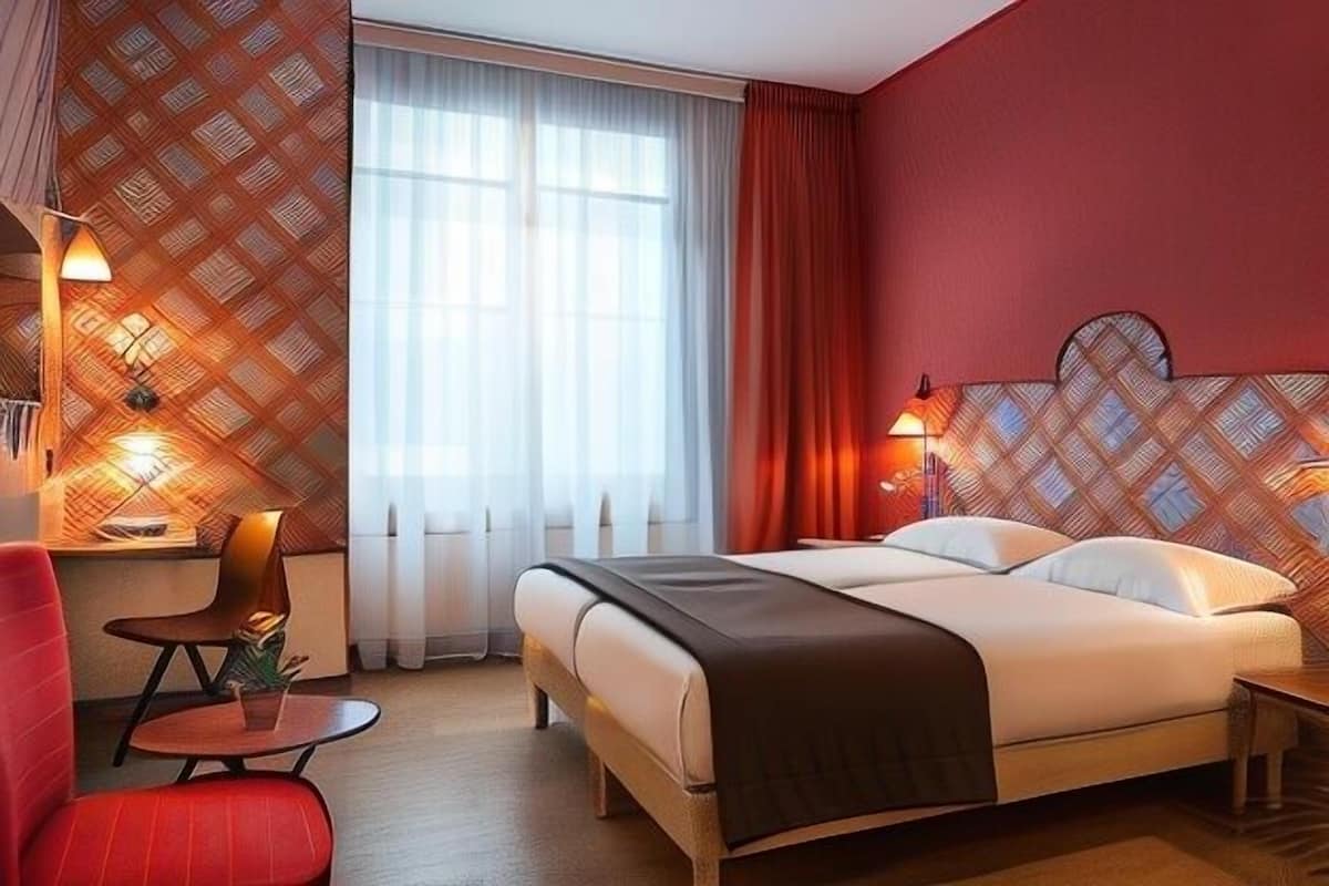 In-room safe, desk, blackout curtains, iron/ironing board