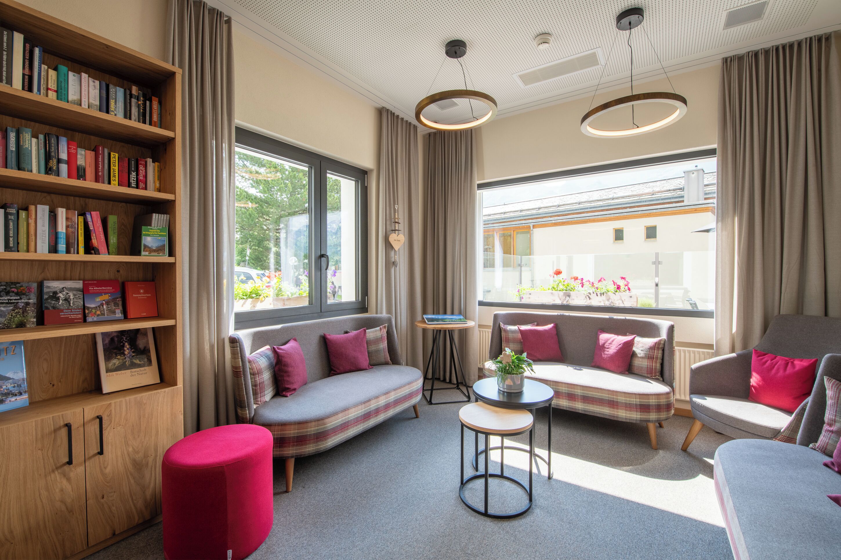 Sitteområde i lobbyen