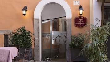 Entrada de la propiedad