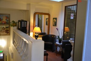 Sitteområde i lobbyen