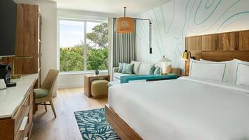 1 quarto, roupas de cama premium, cofres nos quartos, escrivaninha