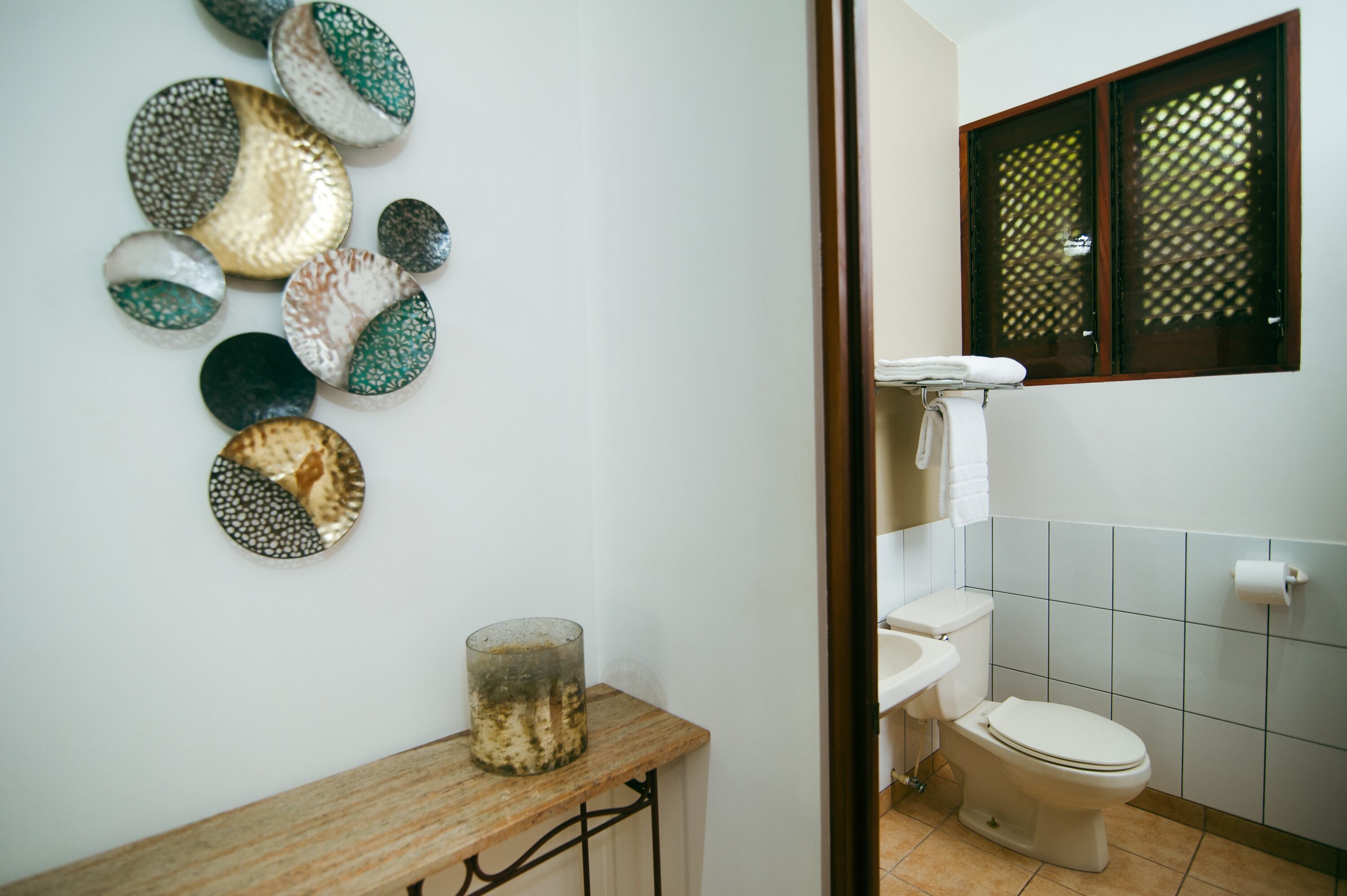 premium condo, 2 bedrooms, balcony, pool view | bathroom | shower, free toiletries, hair dryer, towels