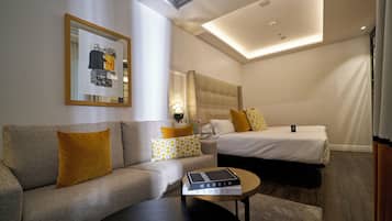 Hypo-allergenic bedding, down duvets, Select Comfort beds, minibar