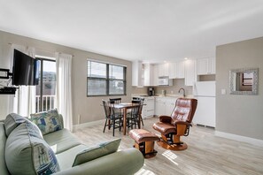 Condo, 1 Bedroom, Kitchen | Living area - Gulf Winds Beach Resort (St. Pete Beach)