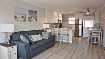 Condo, 2 Bedrooms, Kitchen | Living area | TV