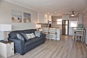 Condo, 2 Bedrooms, Kitchen | Living area | TV