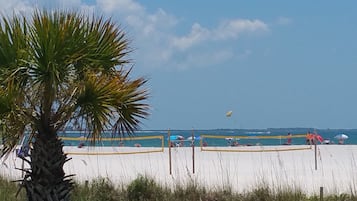 Beach nearby, white sand