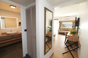 Prestige Double Room, Sea View | In-room safe, desk, laptop workspace, blackout drapes