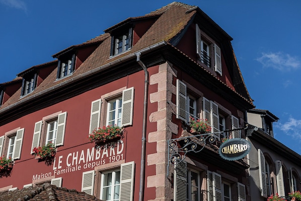 Fassade der Unterkunft