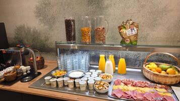 Daily buffet breakfast (EUR 10 per person)