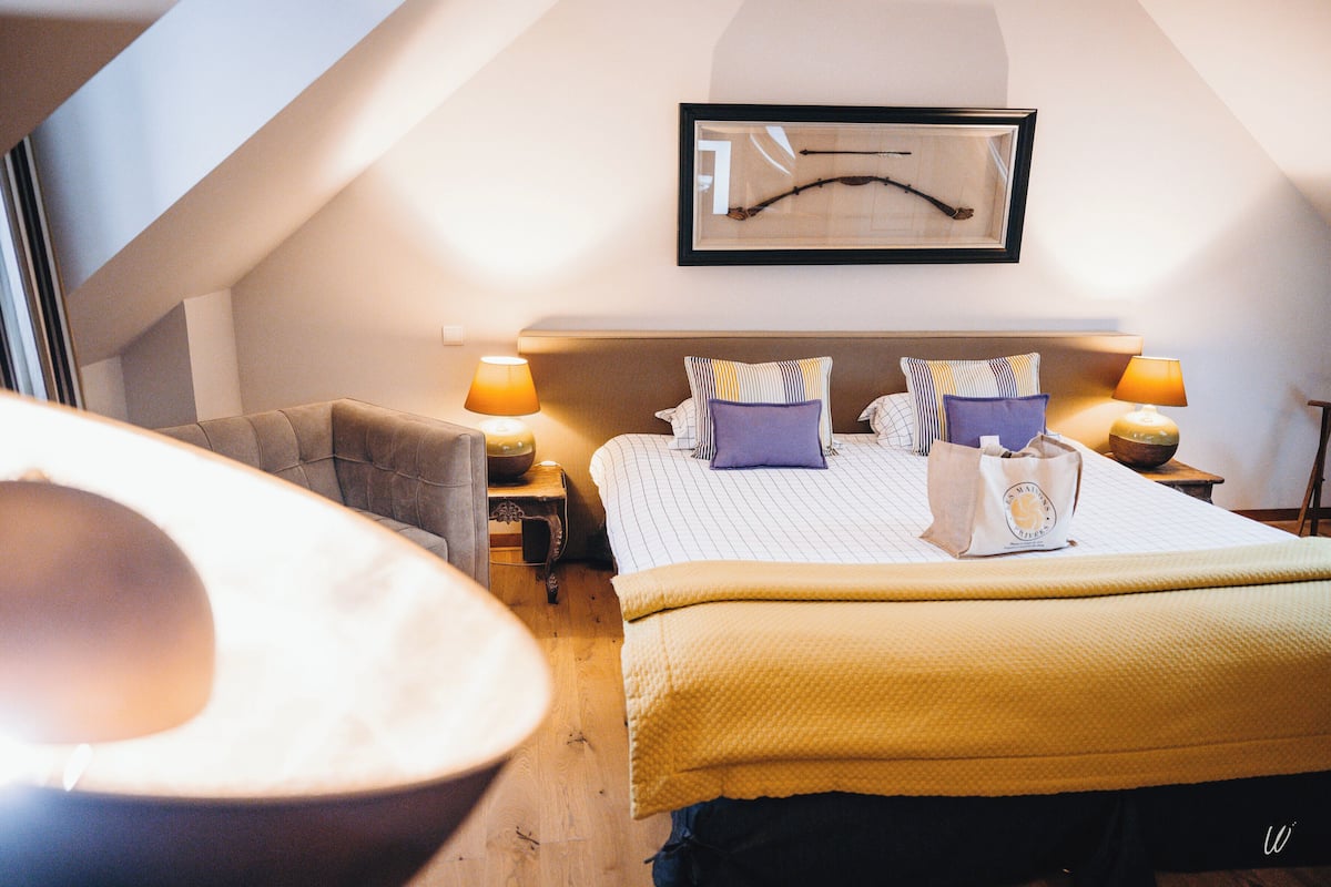 suite | pillow-top beds, minibar, in-room safe, desk