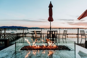 Ocean views, open daily