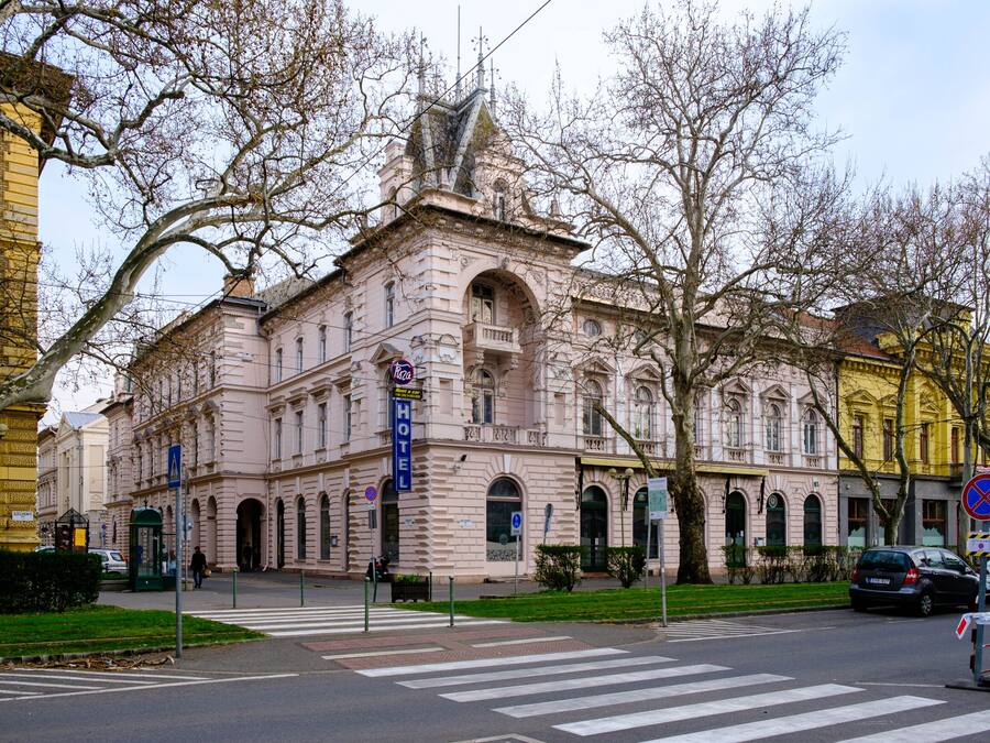 Voorkant van accommodatie