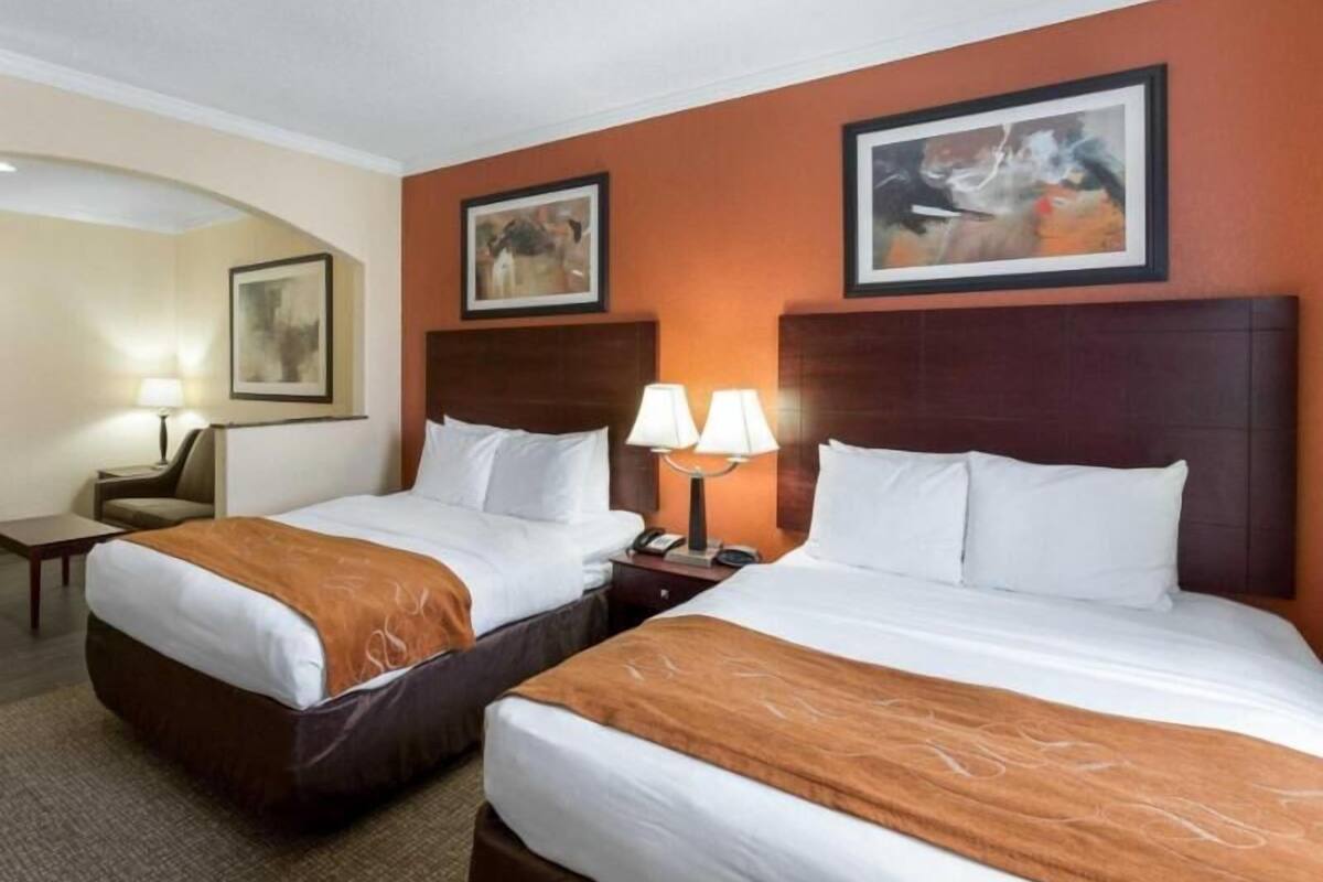 In-room safe, desk, blackout curtains, iron/ironing board