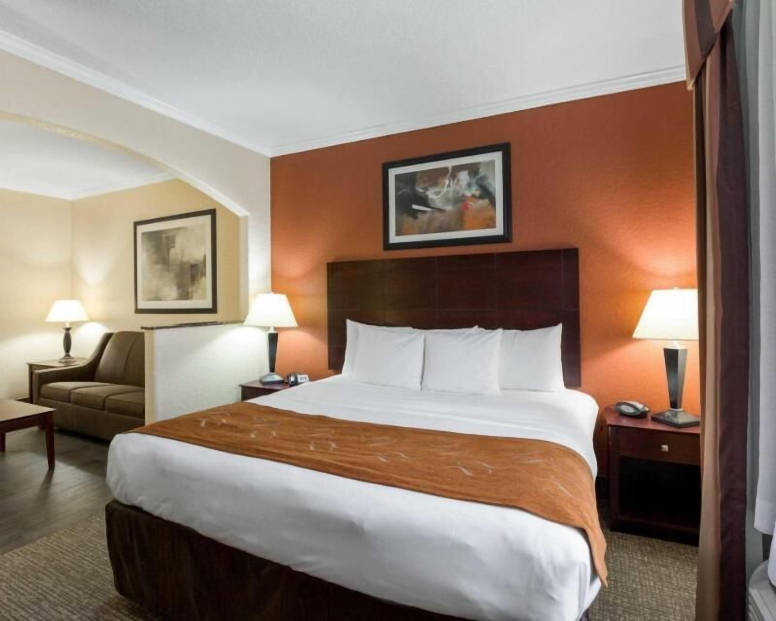 In-room safe, desk, blackout curtains, iron/ironing board