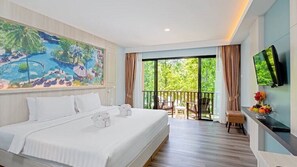 Premier Deluxe King Room | View from room - Duangjitt Resort, Phuket (Patong)