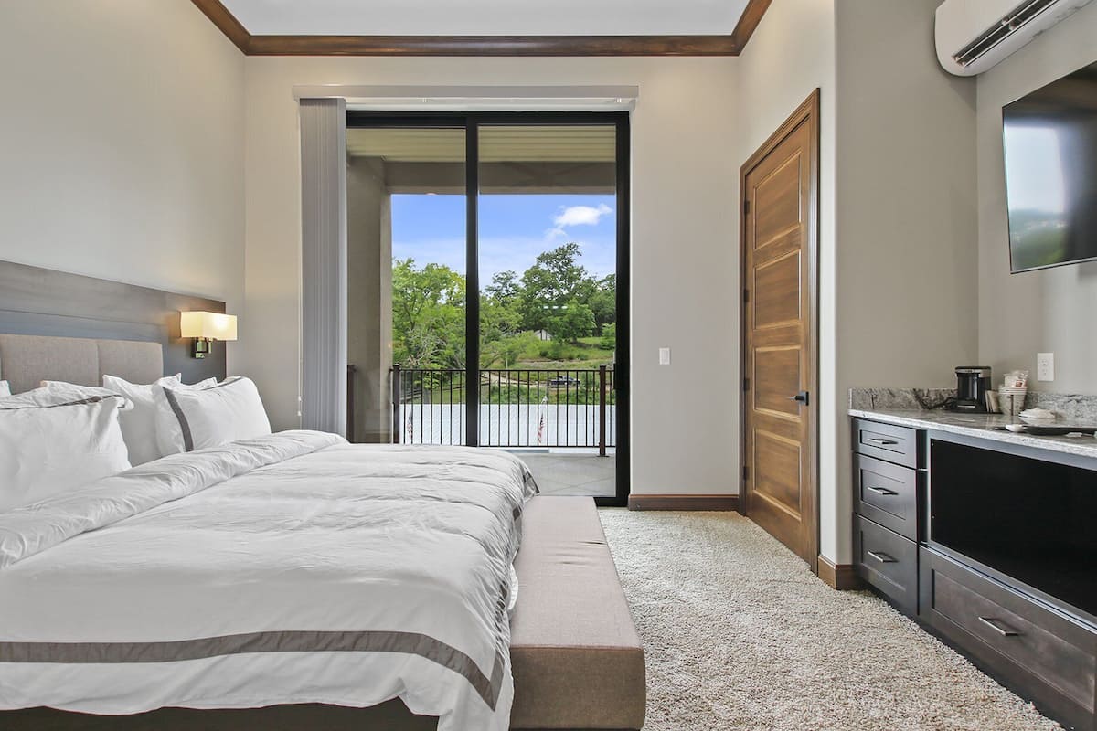2 bedrooms, blackout drapes, free WiFi, bed sheets