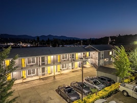 Front of property - evening/night
