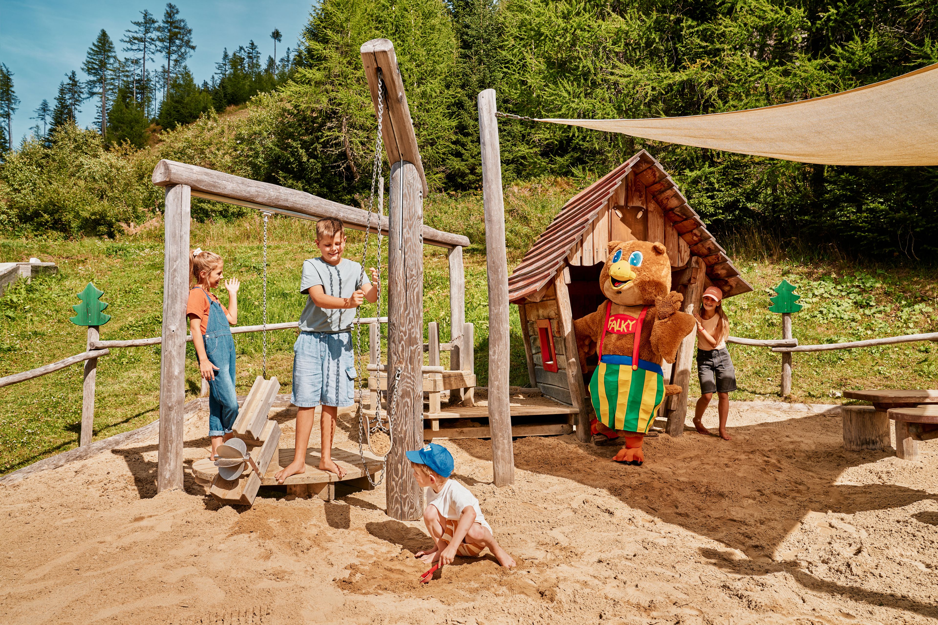 Utendørs lekeområde for barn